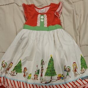 Zoe Addelyn Elf On The Shelf Dress